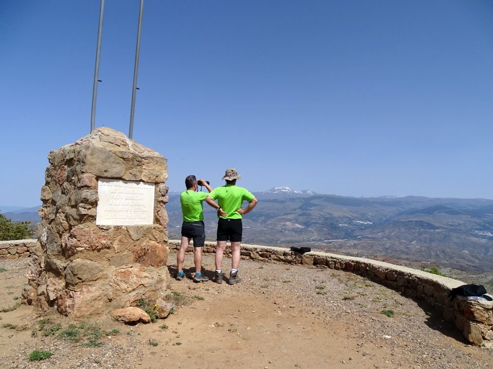 Cartel Mecina Tedel - Ruta al Cerrajón